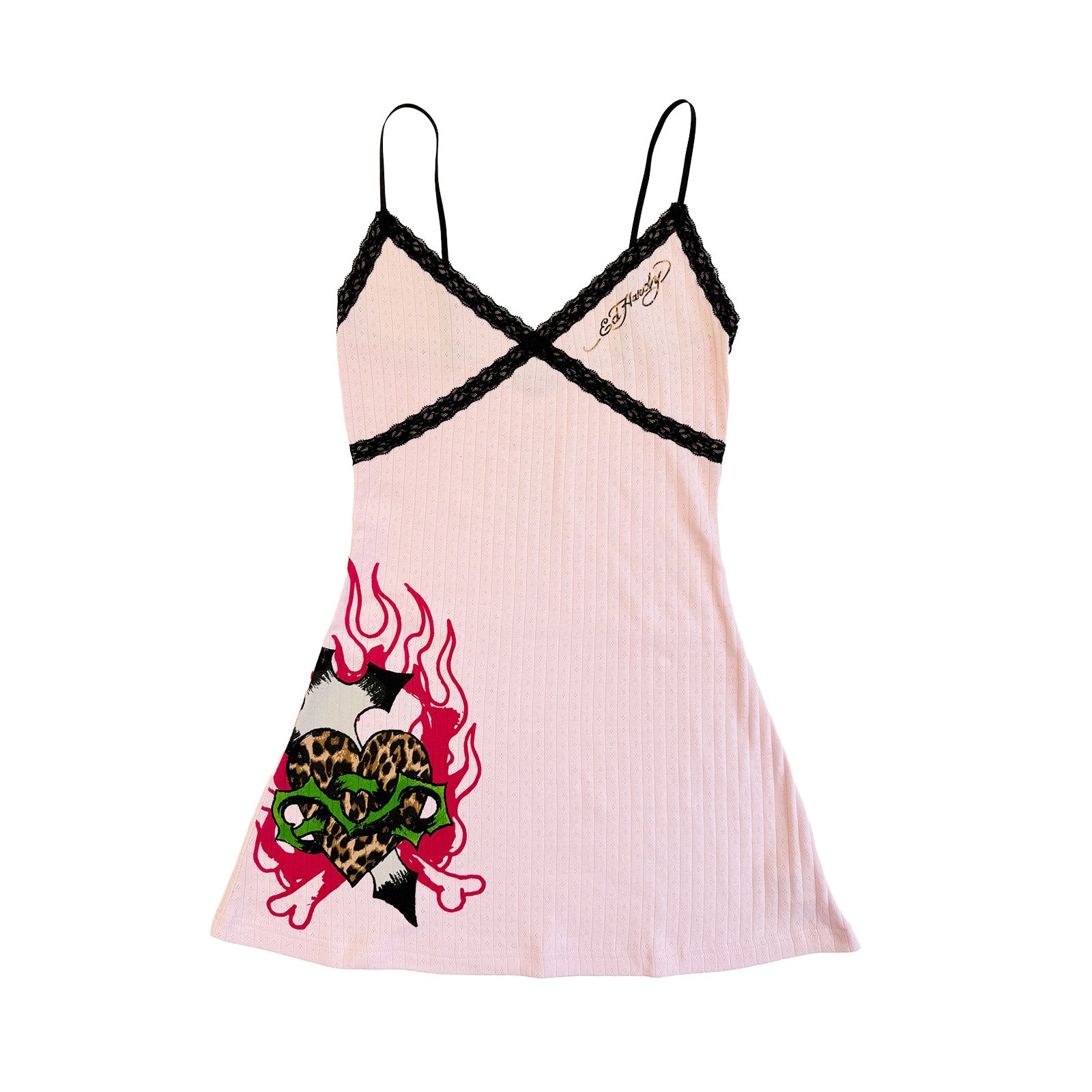 edhardyoriginals XS / BABY PINK Leopard LKS Lace Nighty