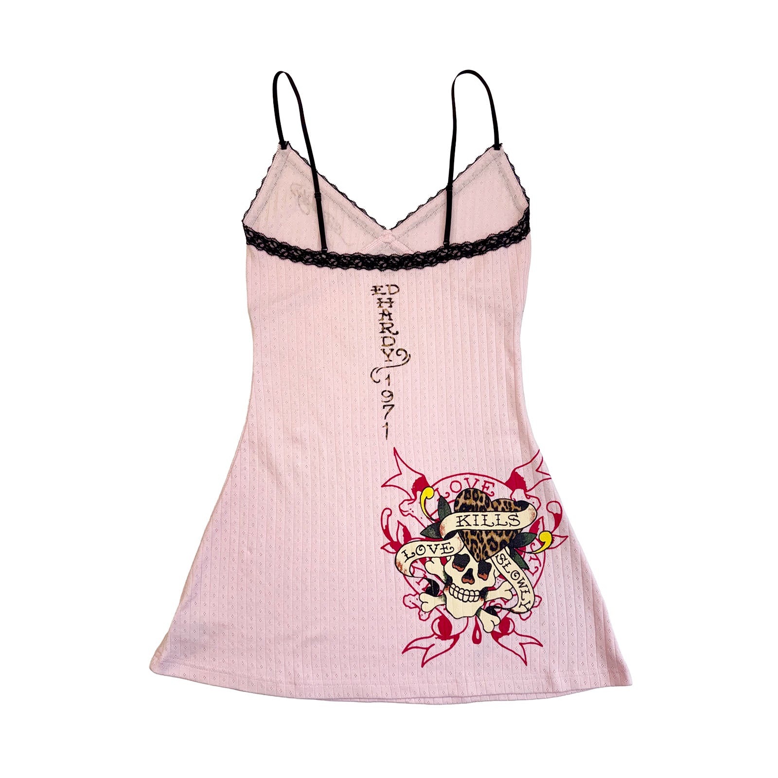 edhardyoriginals XS / BABY PINK Leopard LKS Lace Nighty
