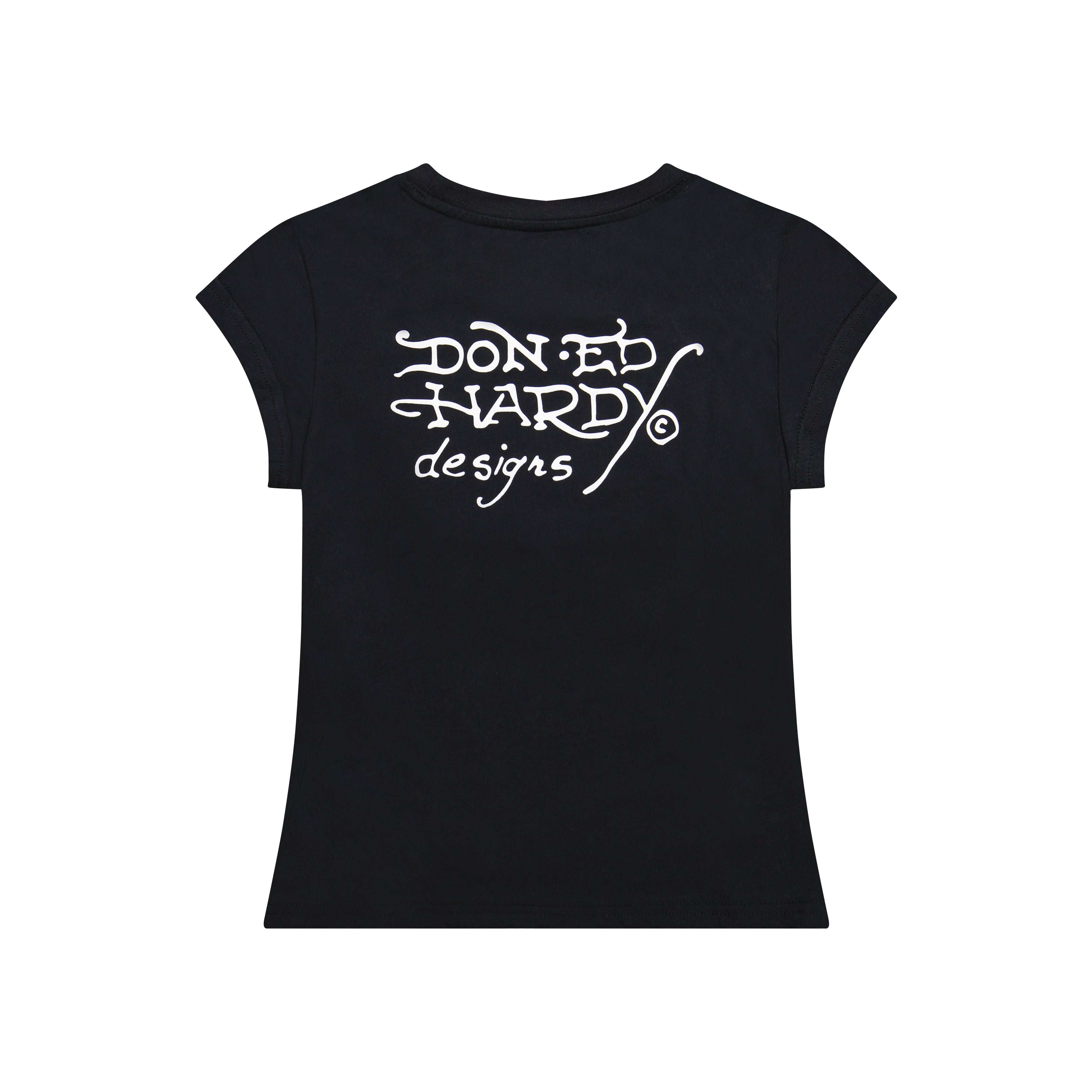 edhardyoriginals XS / BLACK Panther Dagger Cap Sleeve Tee