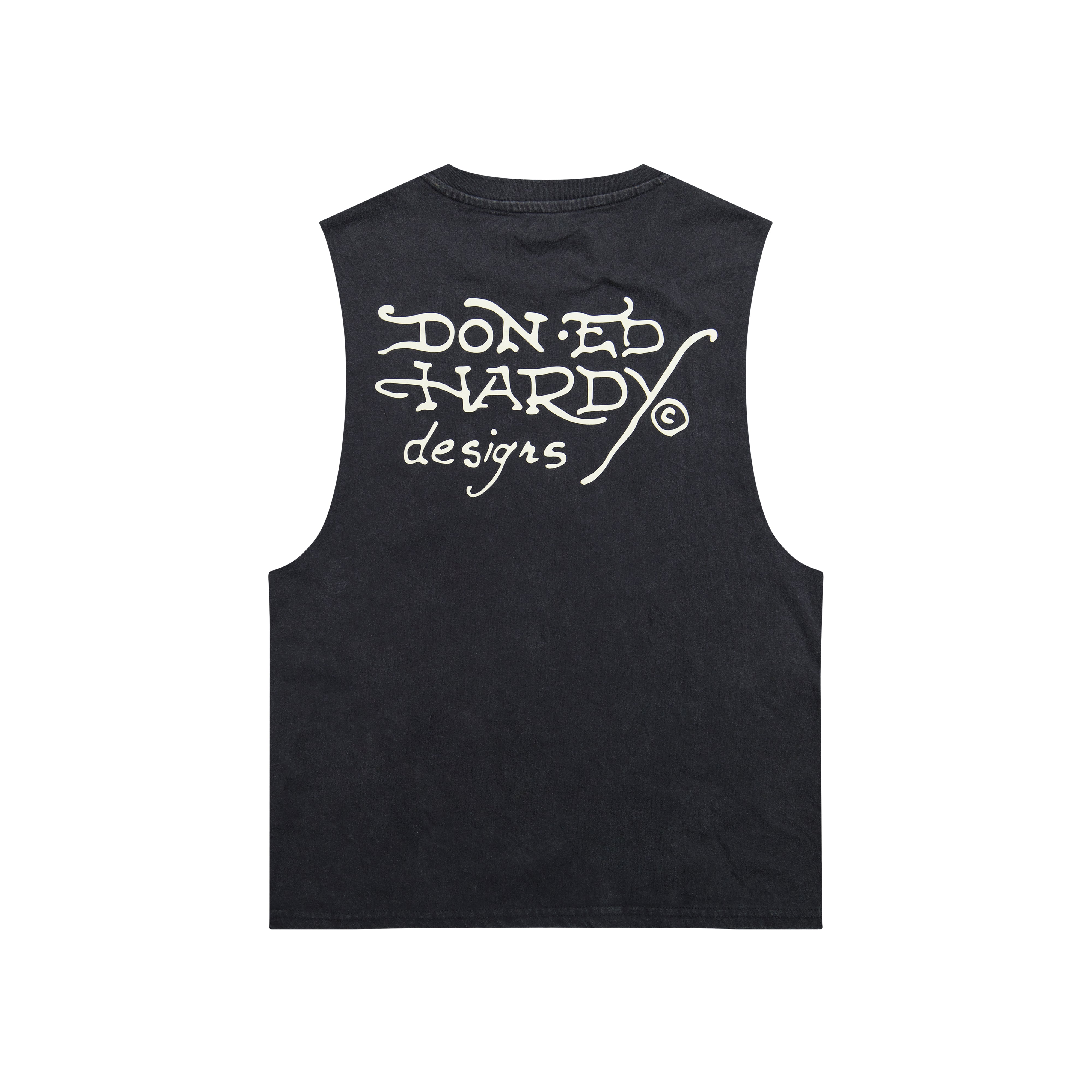 edhardyoriginals S / MINERAL GREY Wolves Mens Cut Off Tee