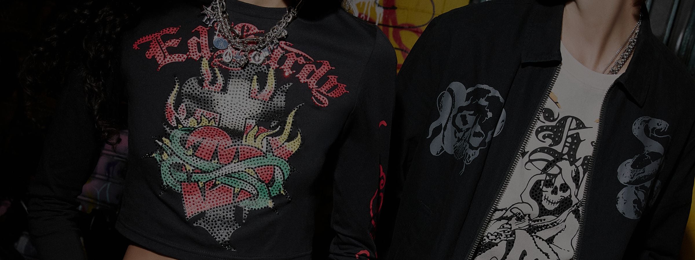 トップス Ed Hardy rhine stone design top トップス Ed Hardy rhine stone design top Ed Hardy Rhinestone Cross