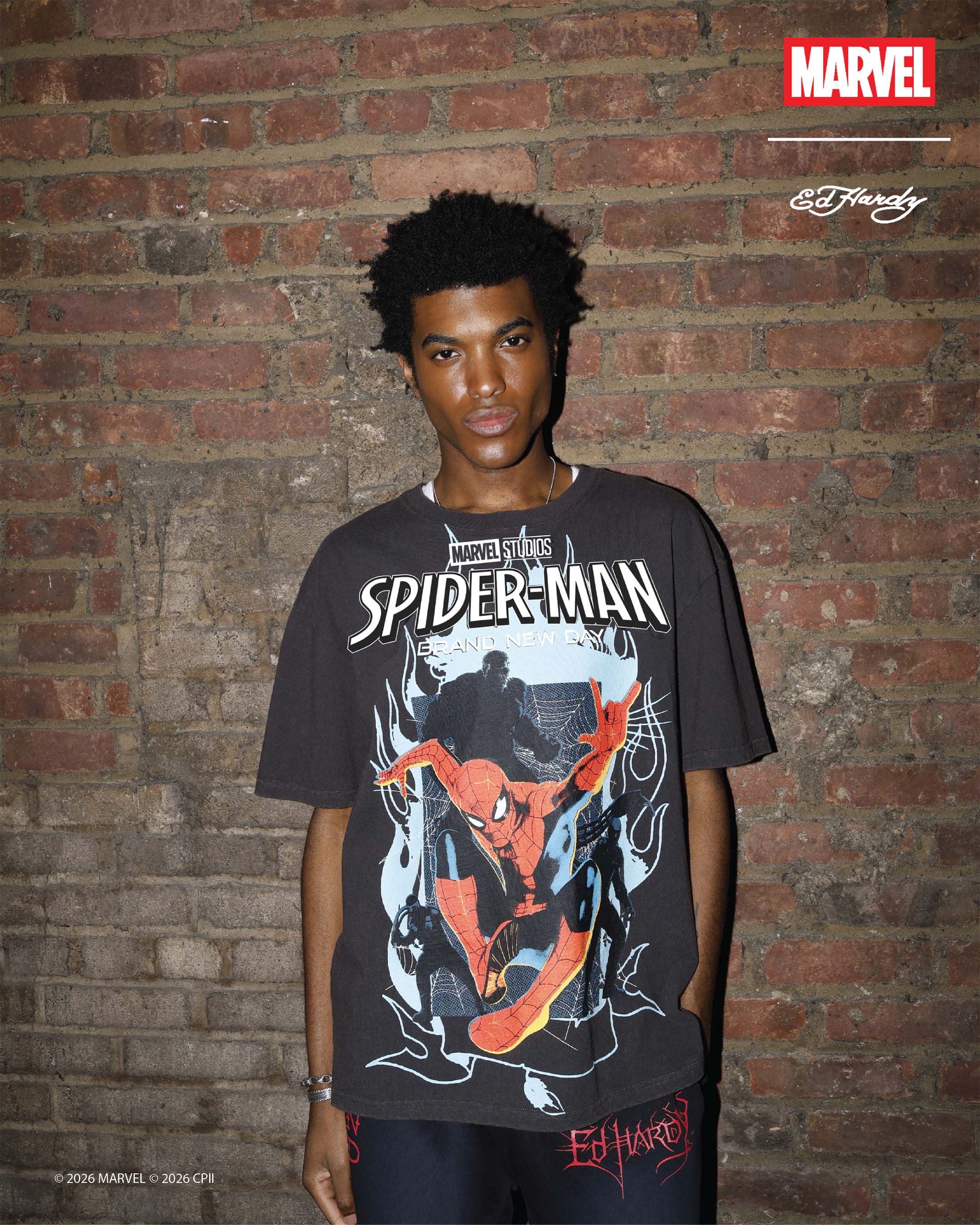 Flame Web Boxy Tee