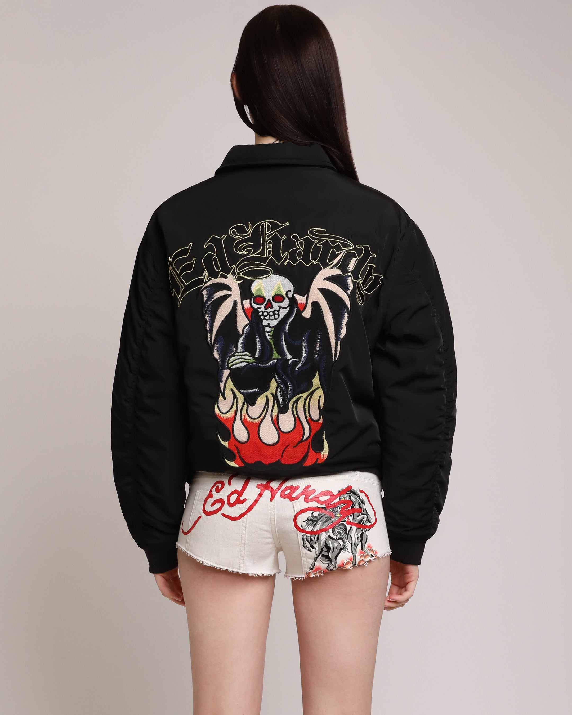 Horses Micro Denim Short