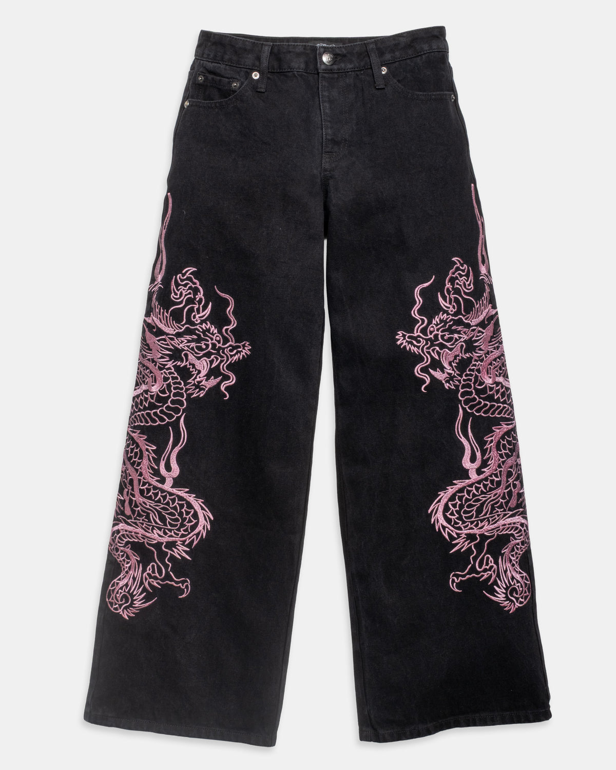FLAME DRAGONS BAGGY JEANS