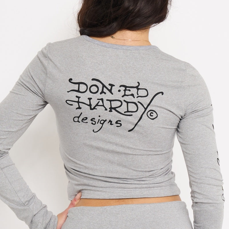 Mary Long Sleeve Crop Shirt