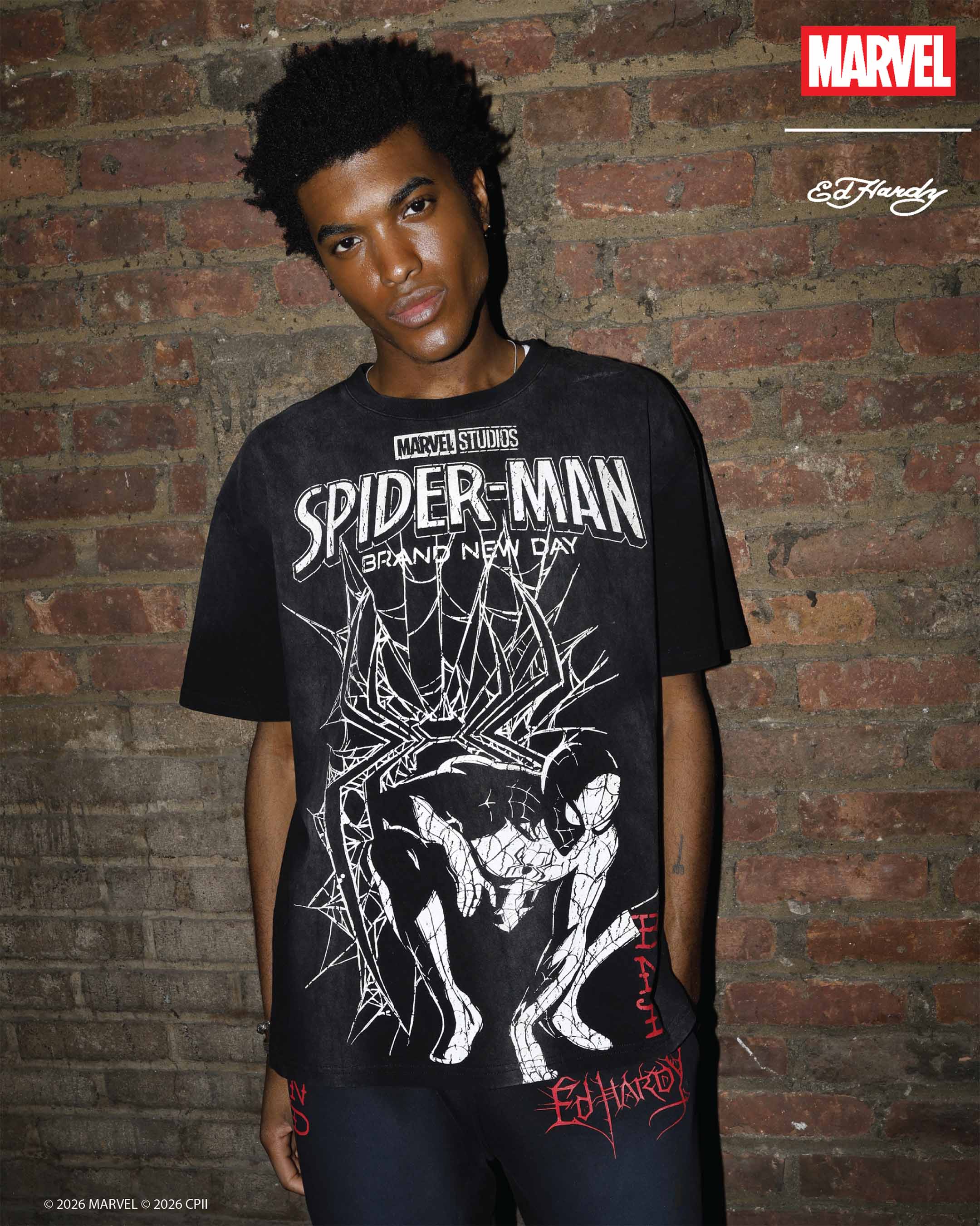 Heart Web Boxy Tee