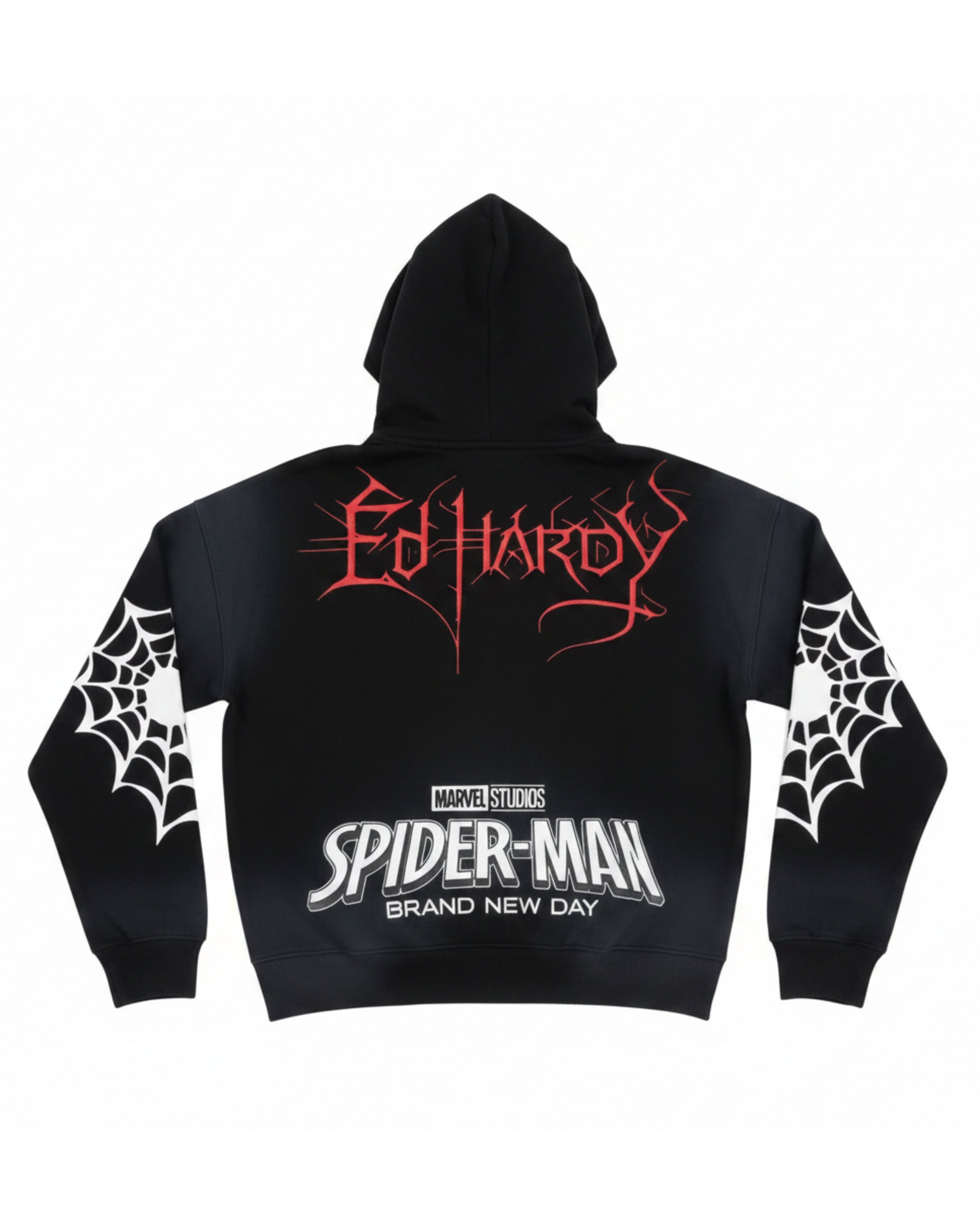 Heart Web Boxy Zip Hoodie