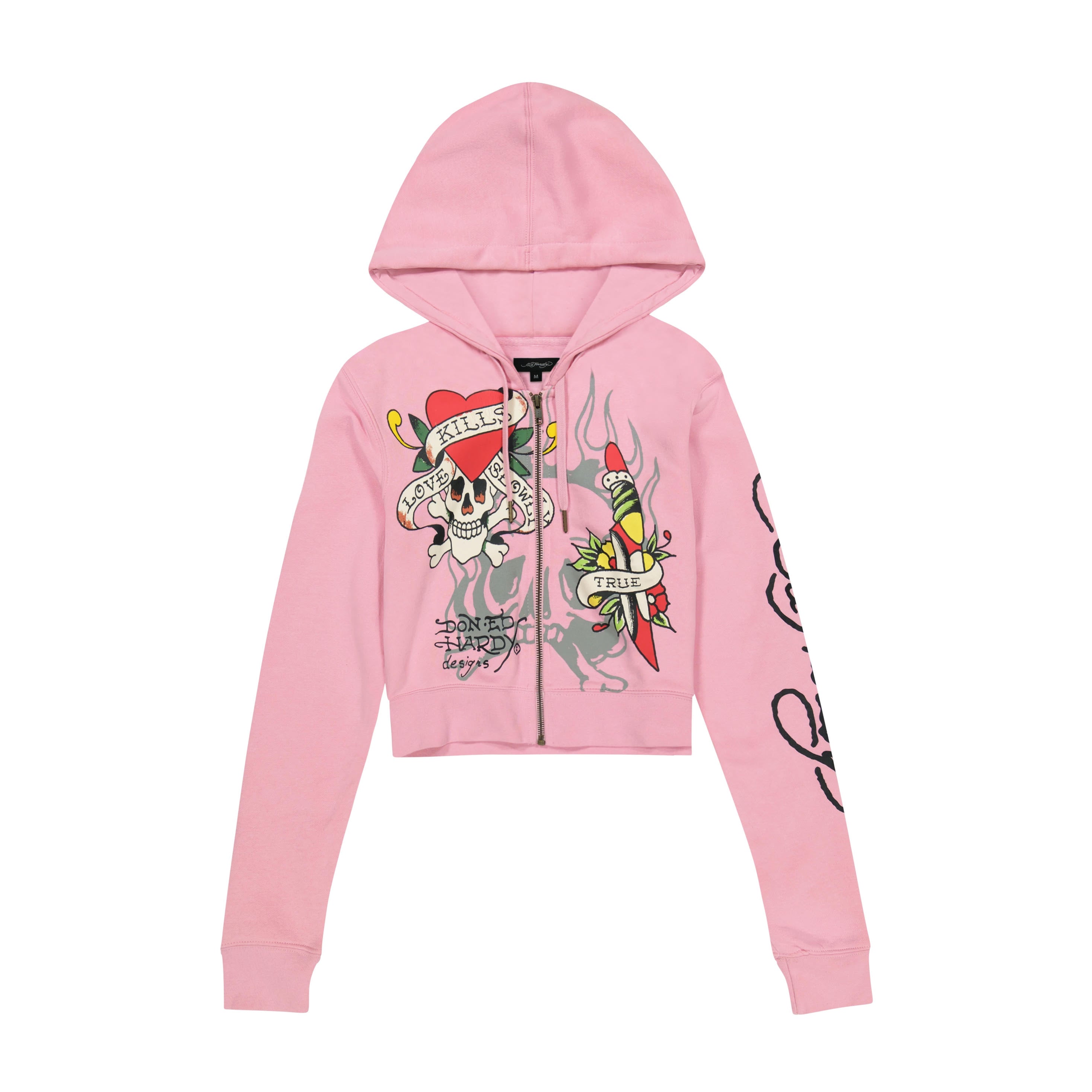 Pink ed hardy hoodie sale