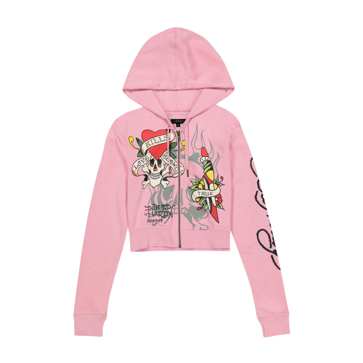 Tiger Dagger Zip Front Hoodie